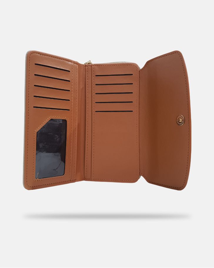 Carteira Longa Maria - Bege