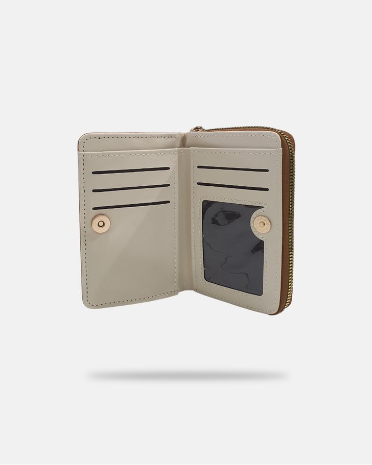 Carteira Média Laura- Bege