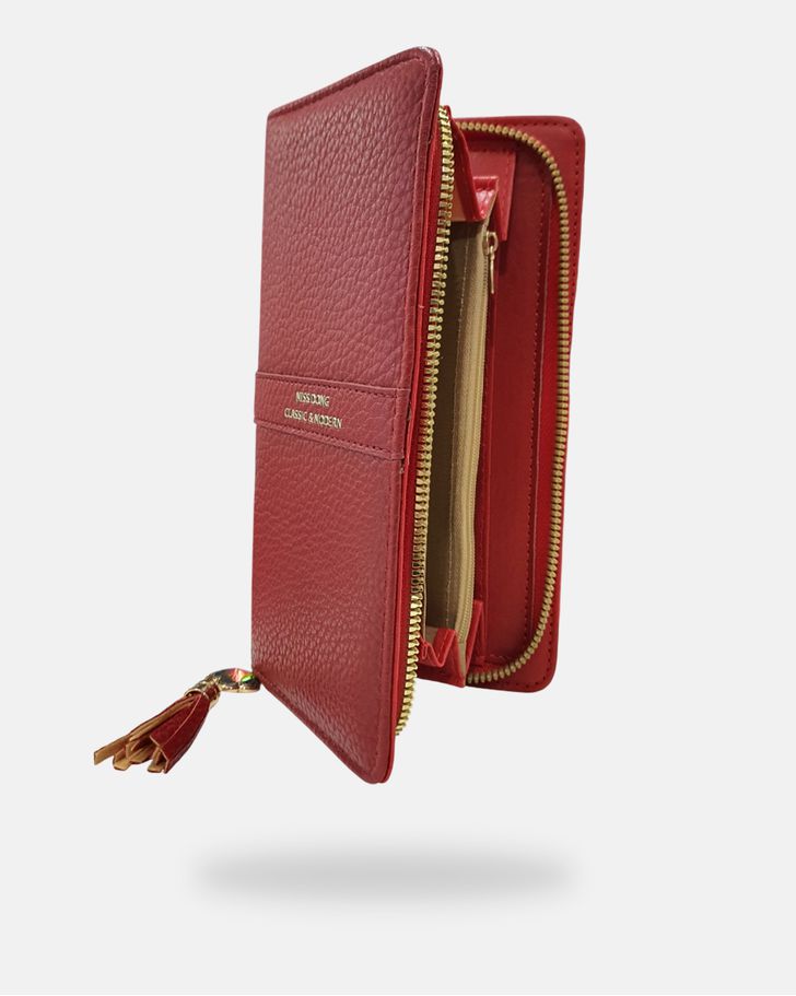 Carteira Longa Lorena - Vermelha