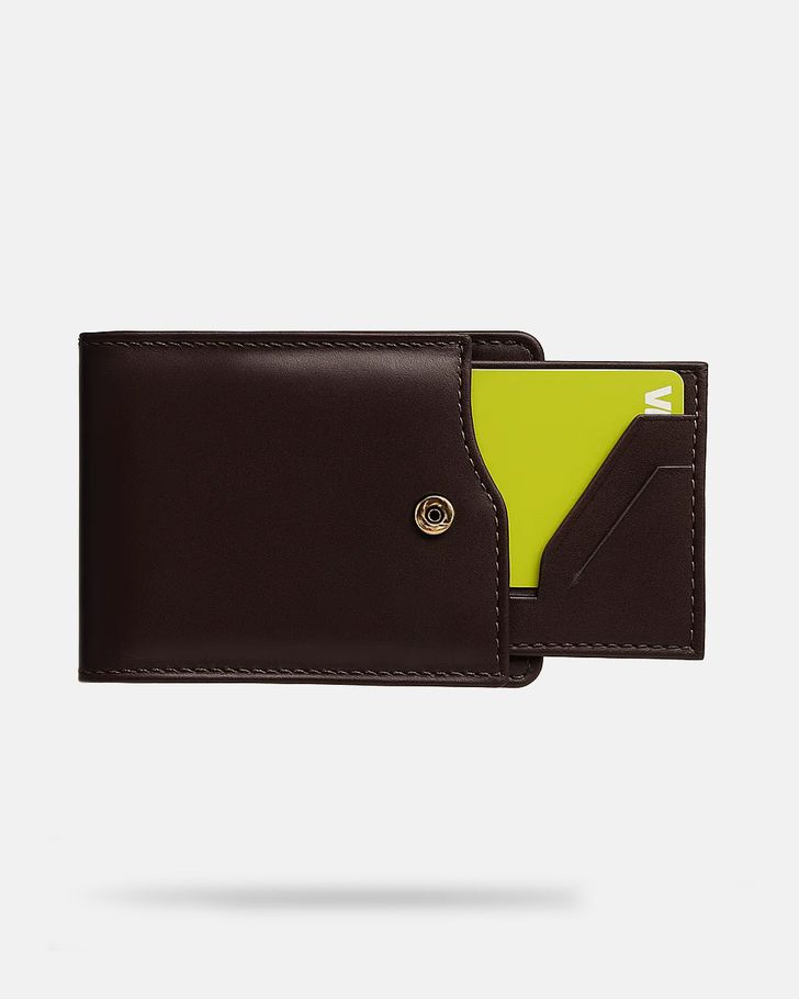 Carteira Masculina De Couro - Marrom 