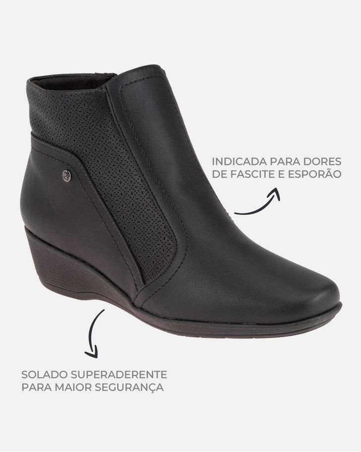 Bota Feminina Lírio - Preta