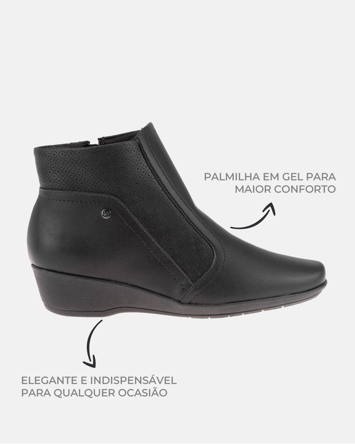 Bota Feminina Lírio - Preta