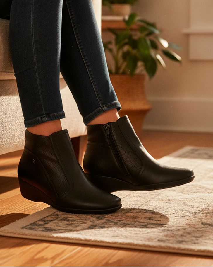 Bota Feminina Lírio - Preta