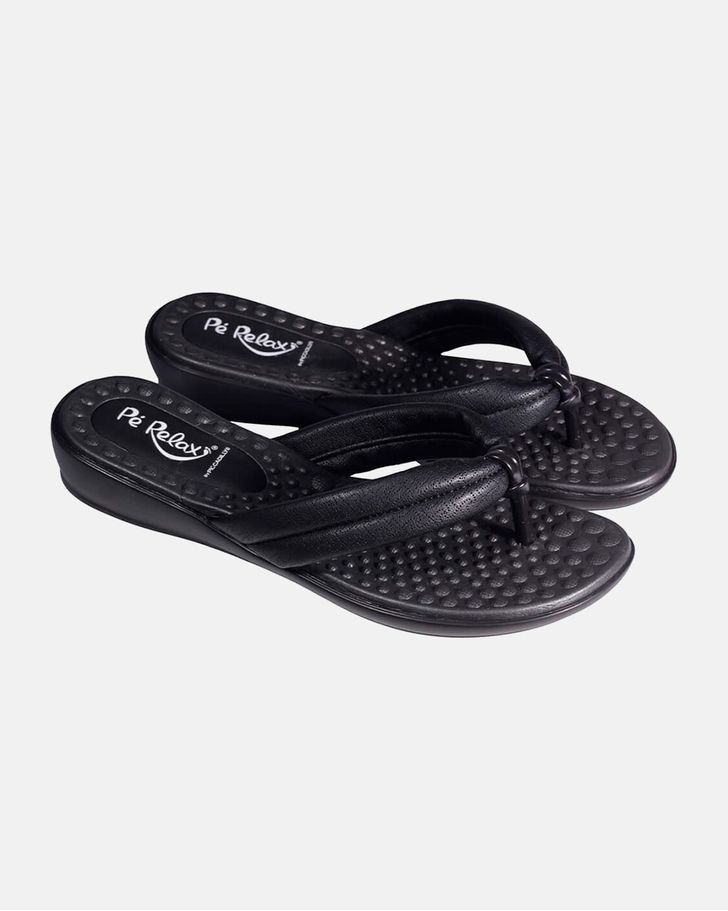 Chinelo Anatômico Jasmim - Preto