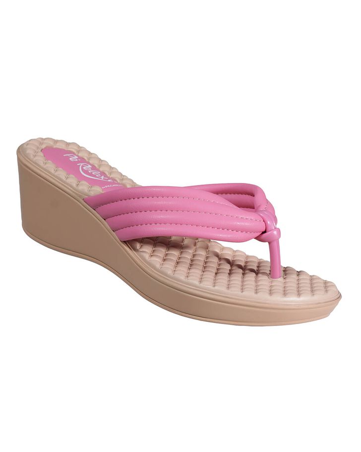 Chinelo Anabela Papoula - Rosa