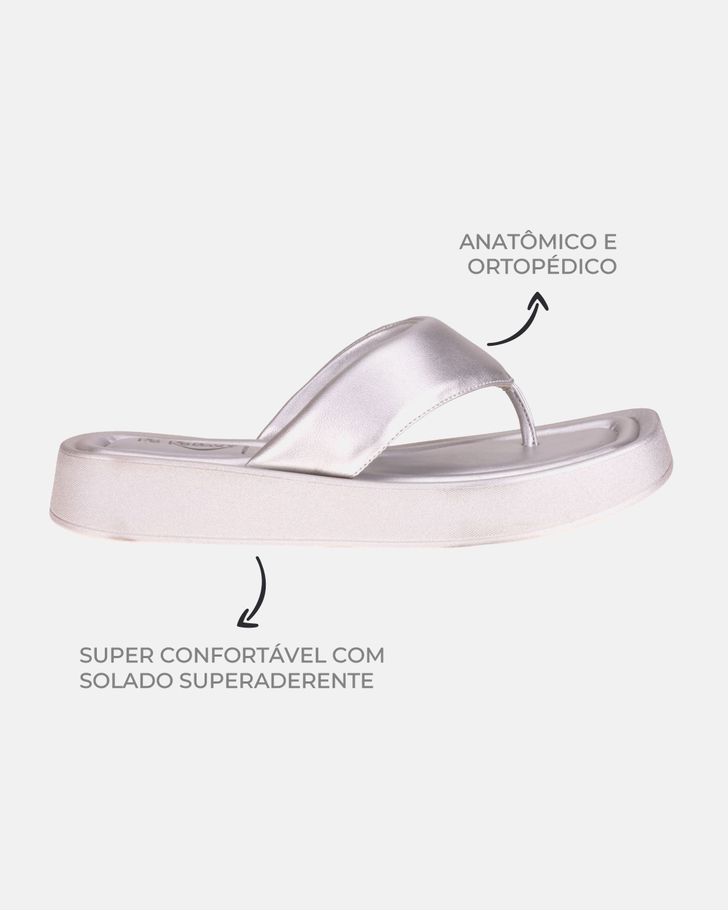 Chinelo Fresia - Prata