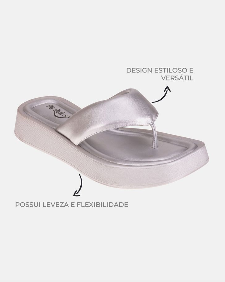 Chinelo Fresia - Prata