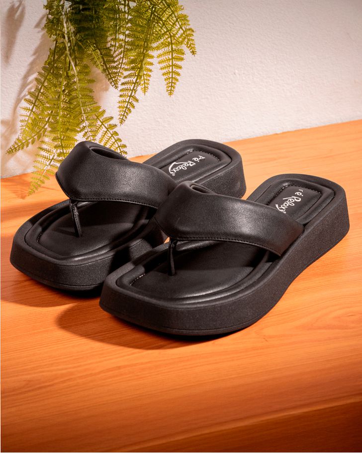 Chinelo Fresia - Preto