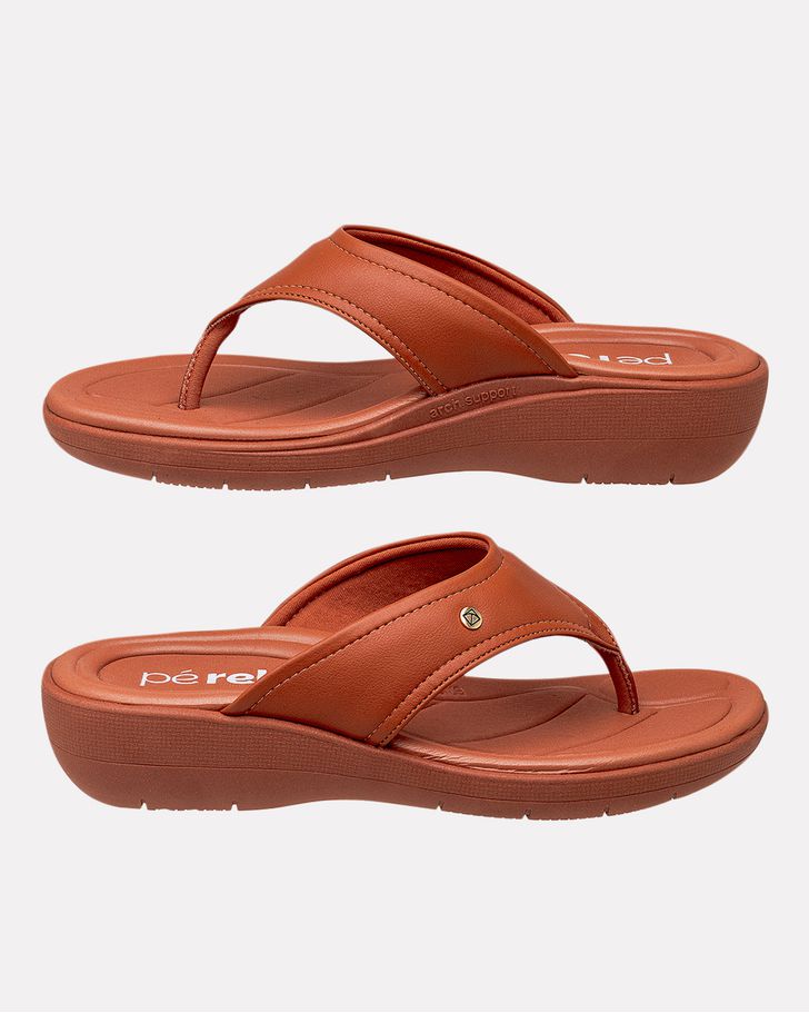 Chinelo para Fascite Helicônia - Ocre