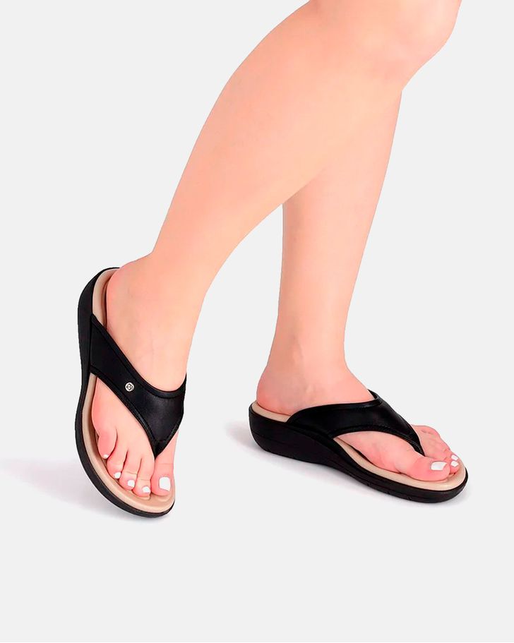 Chinelo Helicônia - Preto