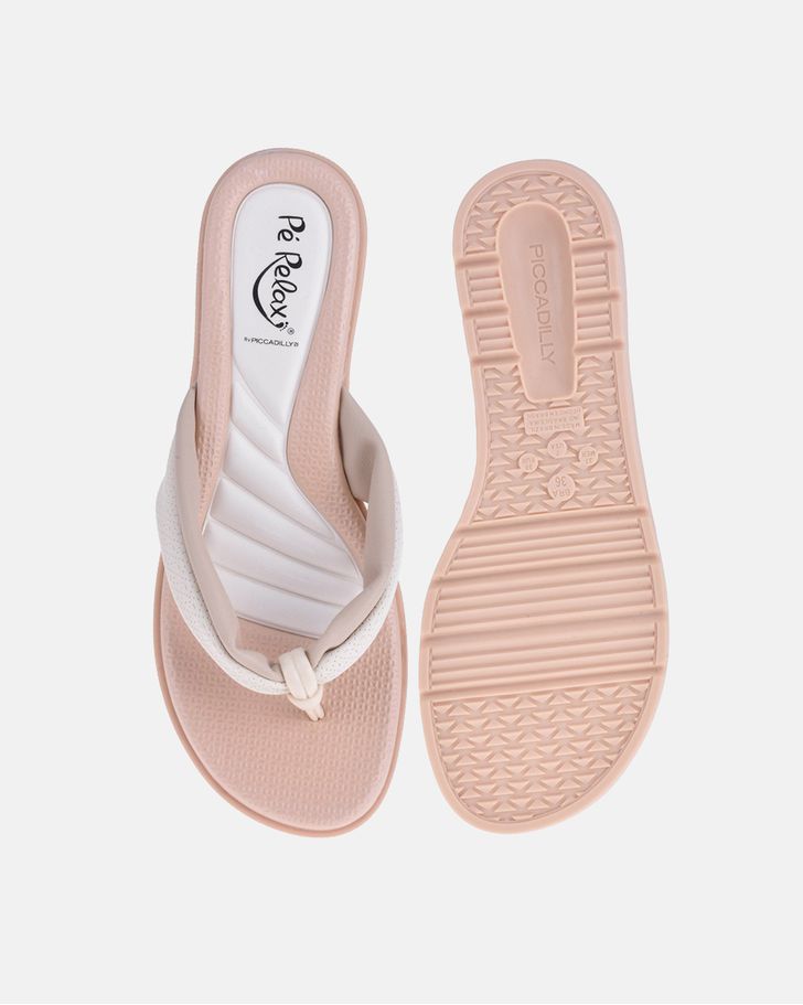 Chinelo Dália - Marfim / Off White