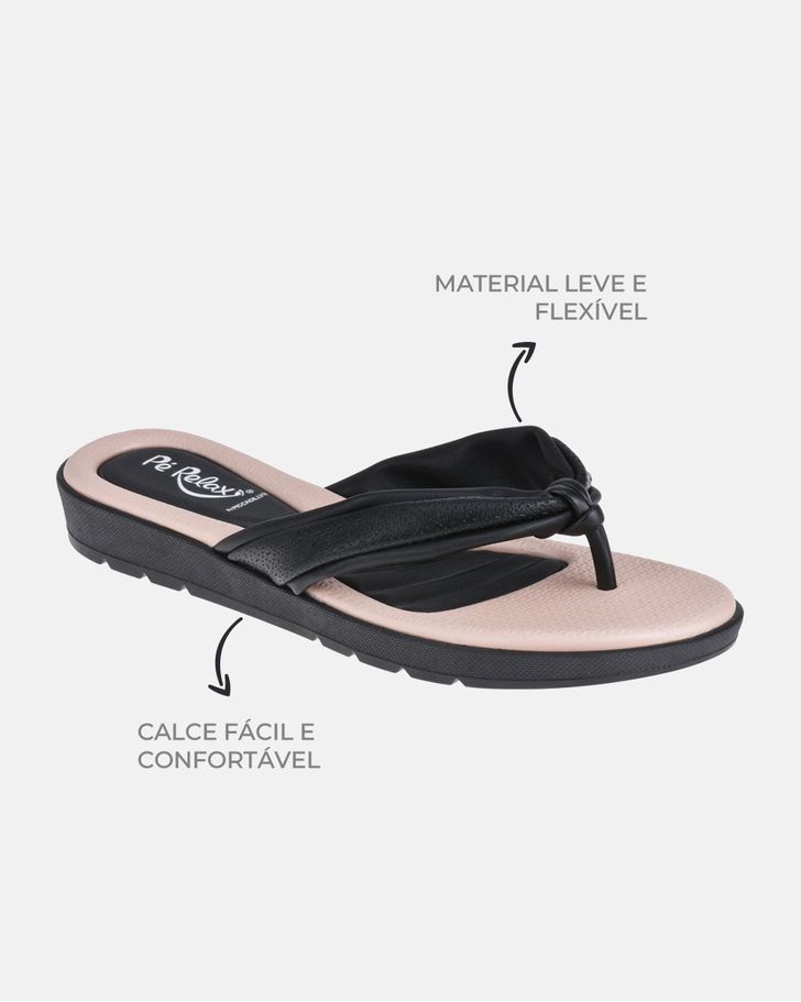 Chinelo Dália - Preto