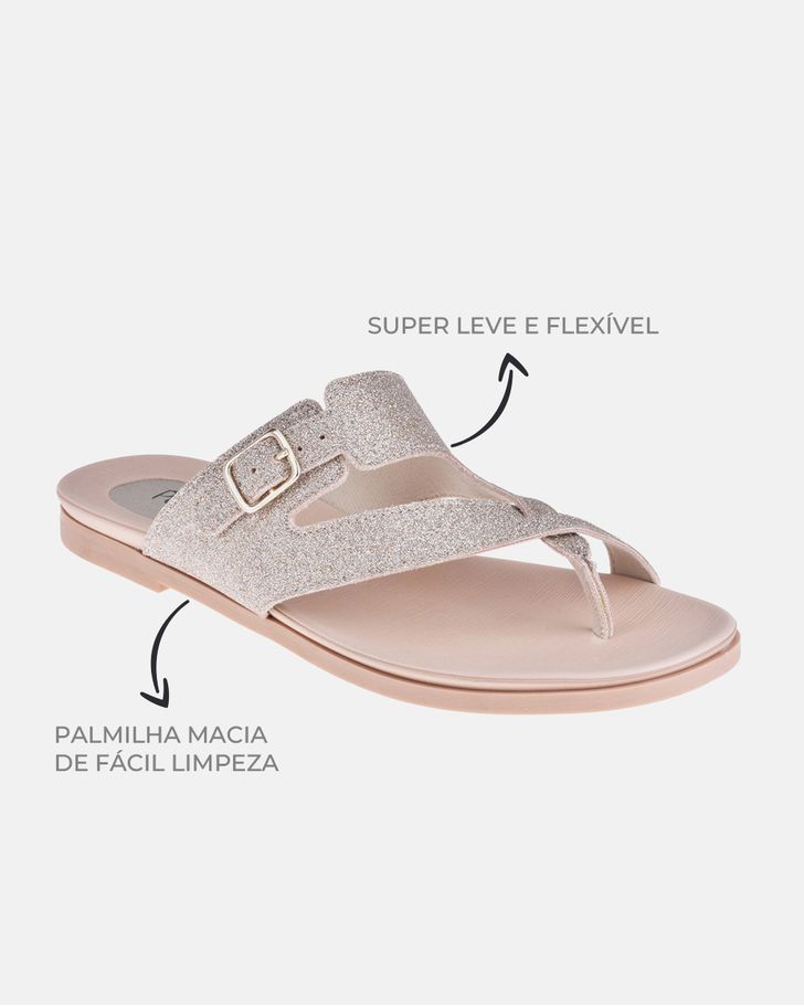 Chinelo Cosmos - Glitter Champagne