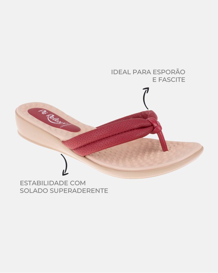 Chinelo Anatômico Jasmim - Rubi