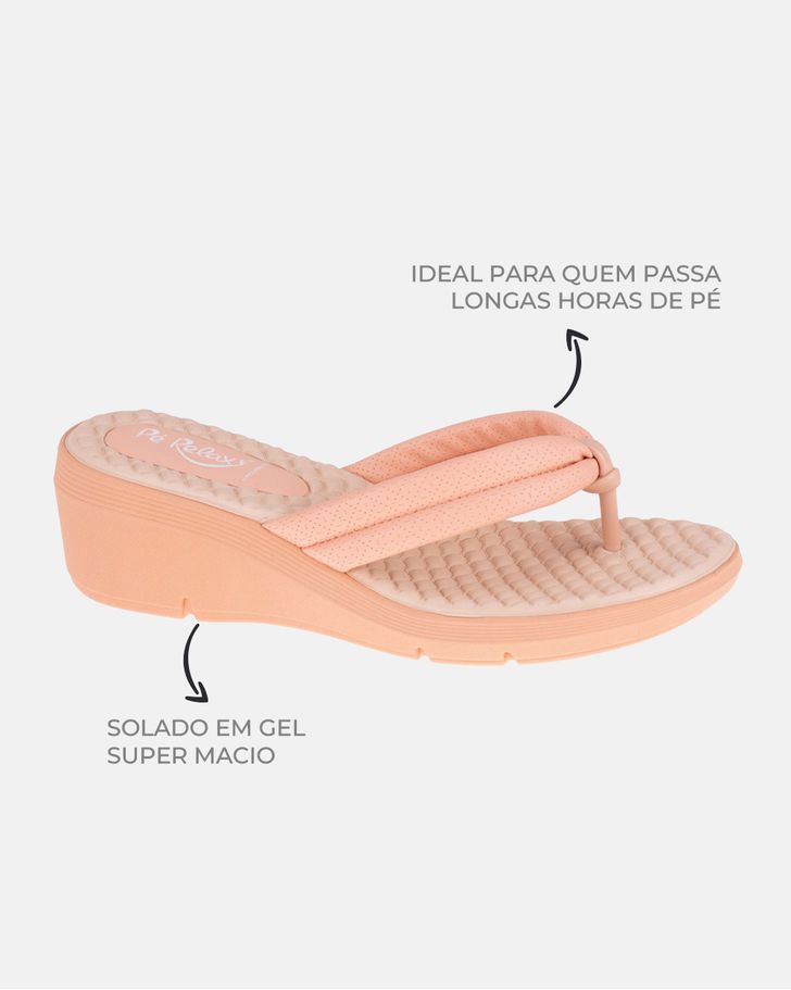 Chinelo Anabela Papoula - Rosê