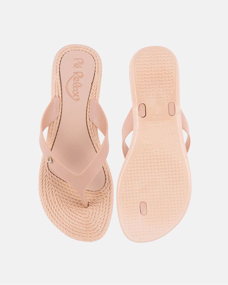 Chinelo Flat Agapanto - Antique
