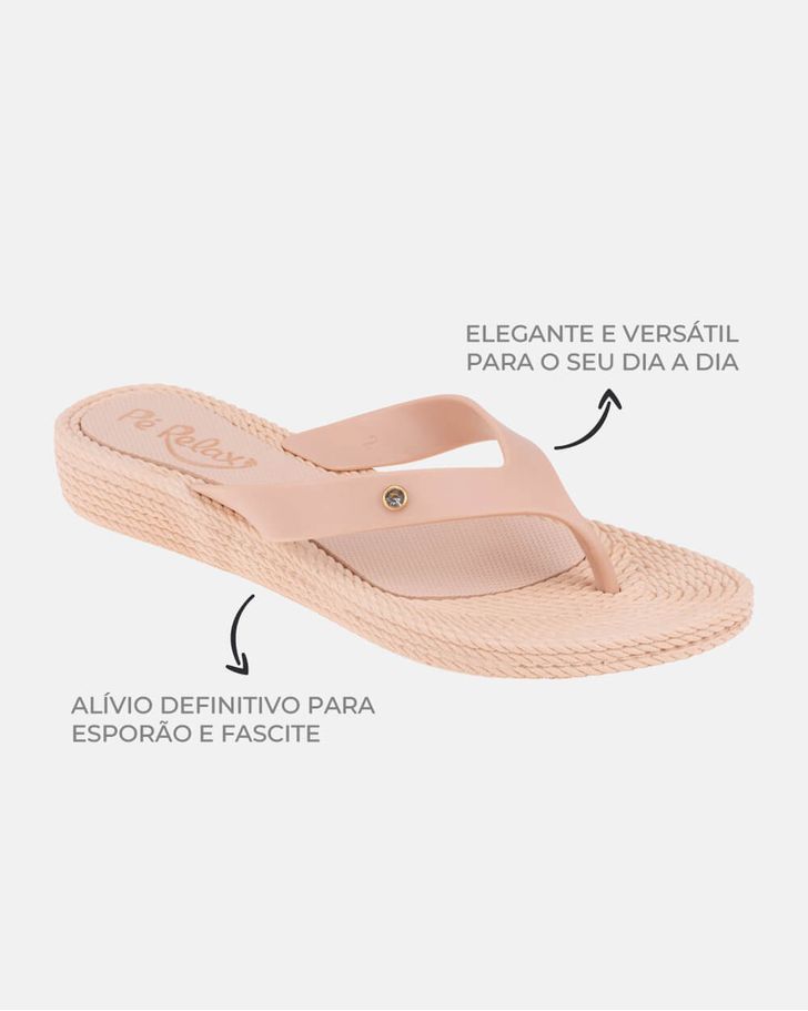 Chinelo Flat Agapanto - Antique