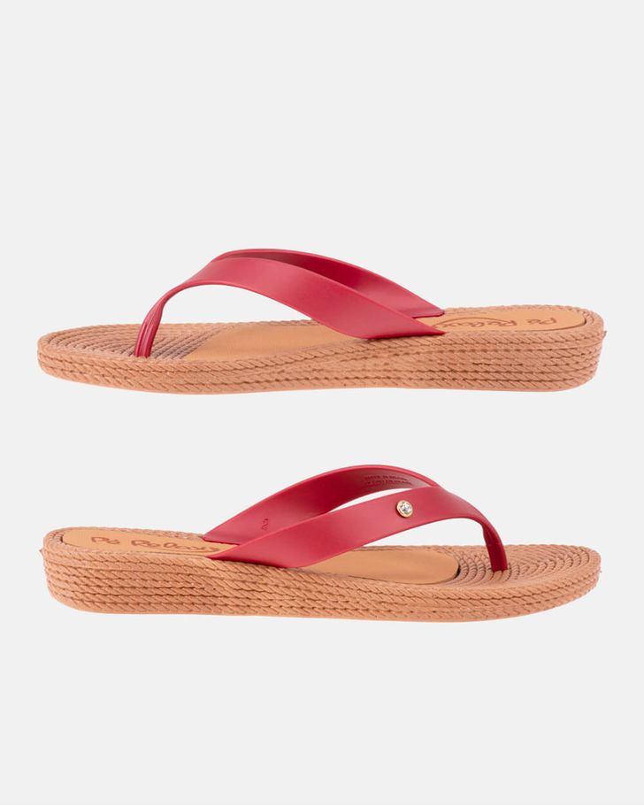 Chinelo Flat Agapanto - Framboesa
