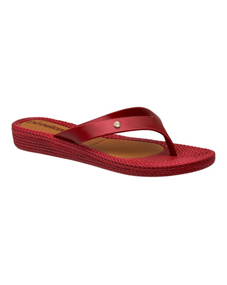 Chinelo Para Esporão E Fascite Flat Agapanto - Framboesa
