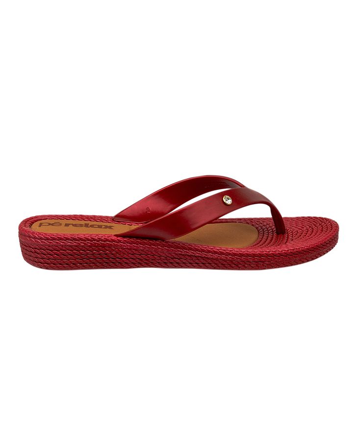 Chinelo Para Esporão E Fascite Flat Agapanto - Framboesa