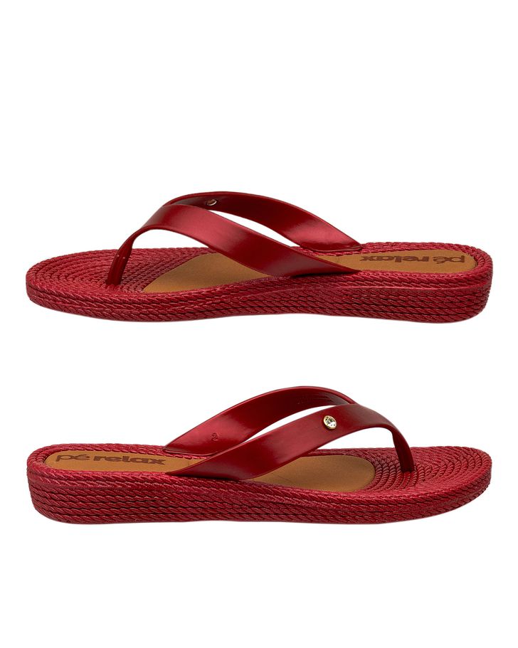 Chinelo Para Esporão E Fascite Flat Agapanto - Framboesa
