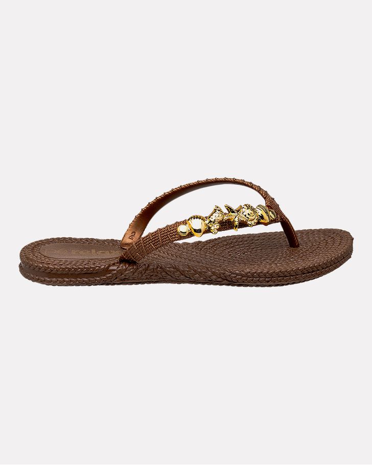 Chinelo Hibisco - Bronze