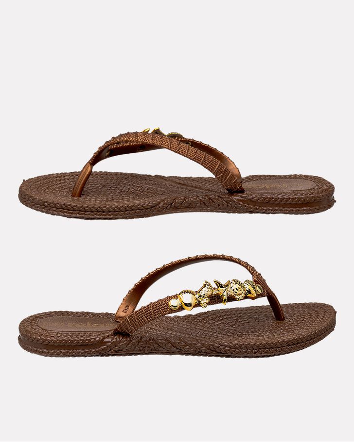 Chinelo Hibisco - Bronze