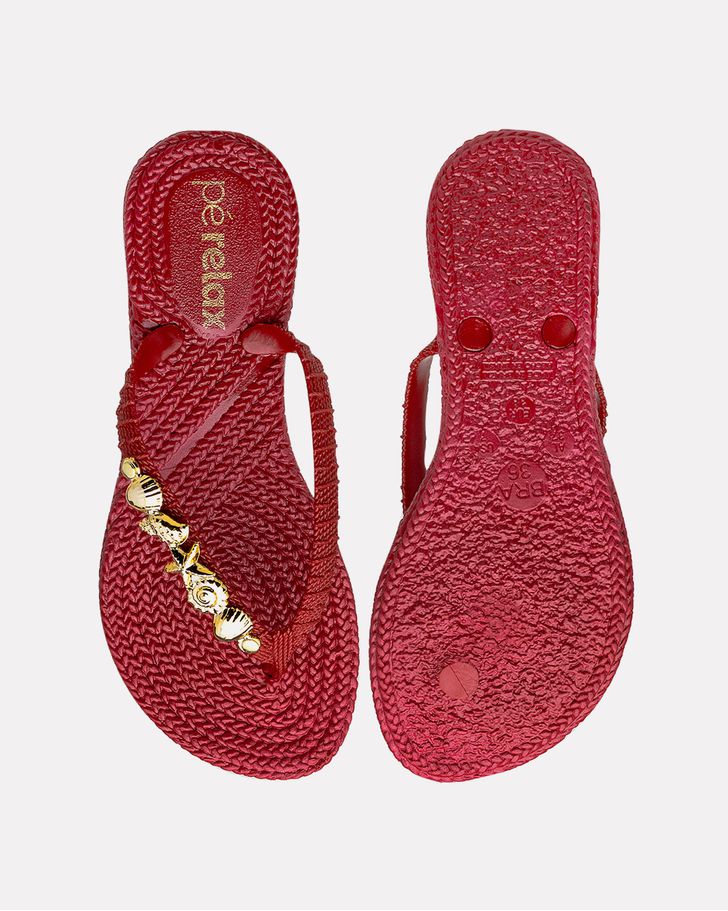 Chinelo Hibisco - Framboesa