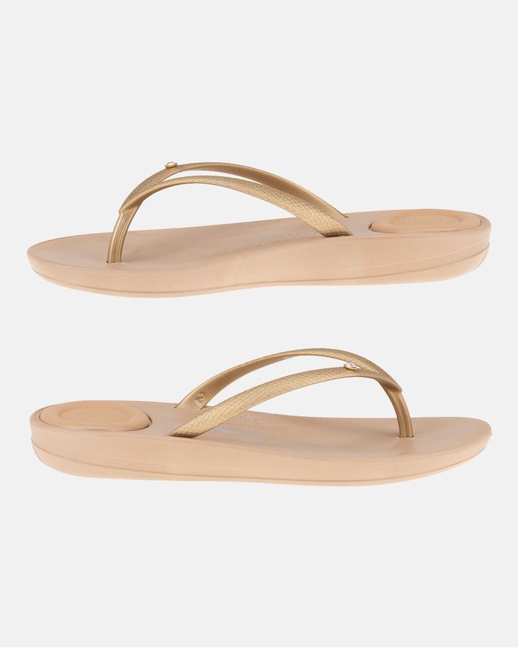Chinelo Matricária - Gold / Taupe