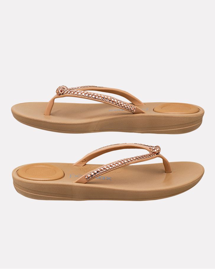 Chinelo Para Esporão Matricária - Gold / Taupe