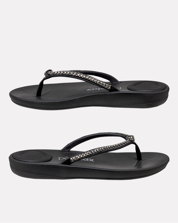 Chinelo Para Esporão Matricária - Preto