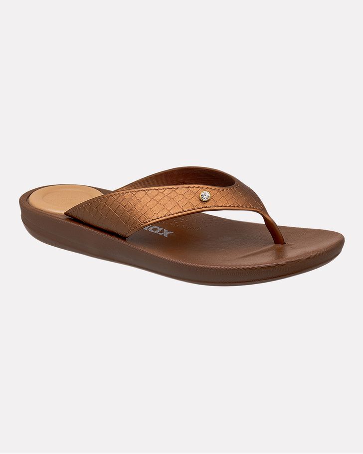 Chinelo Para Esporão Matricária - Bronze / Moca