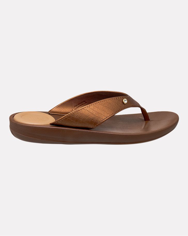 Chinelo Para Esporão Matricária - Bronze / Moca