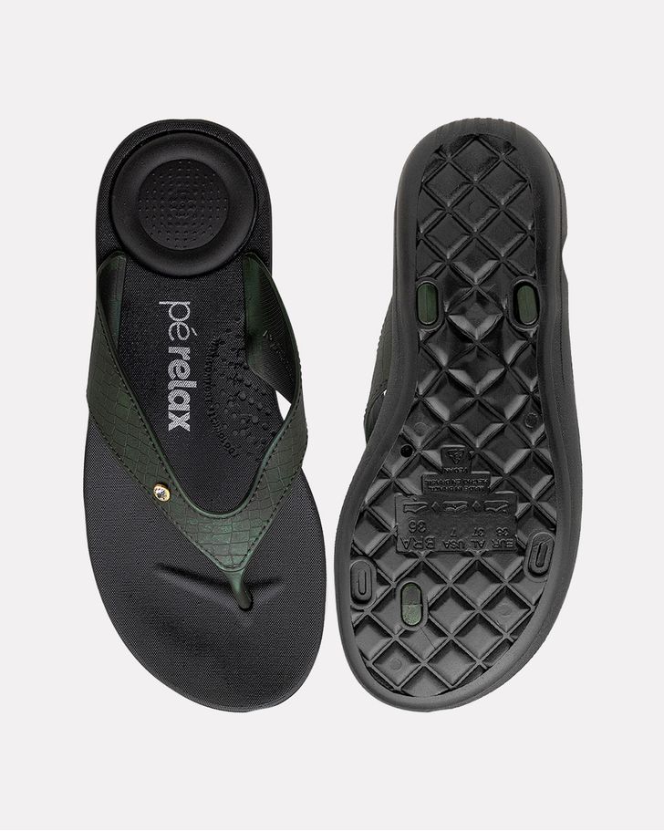 Chinelo Para Esporão Matricária - Preto
