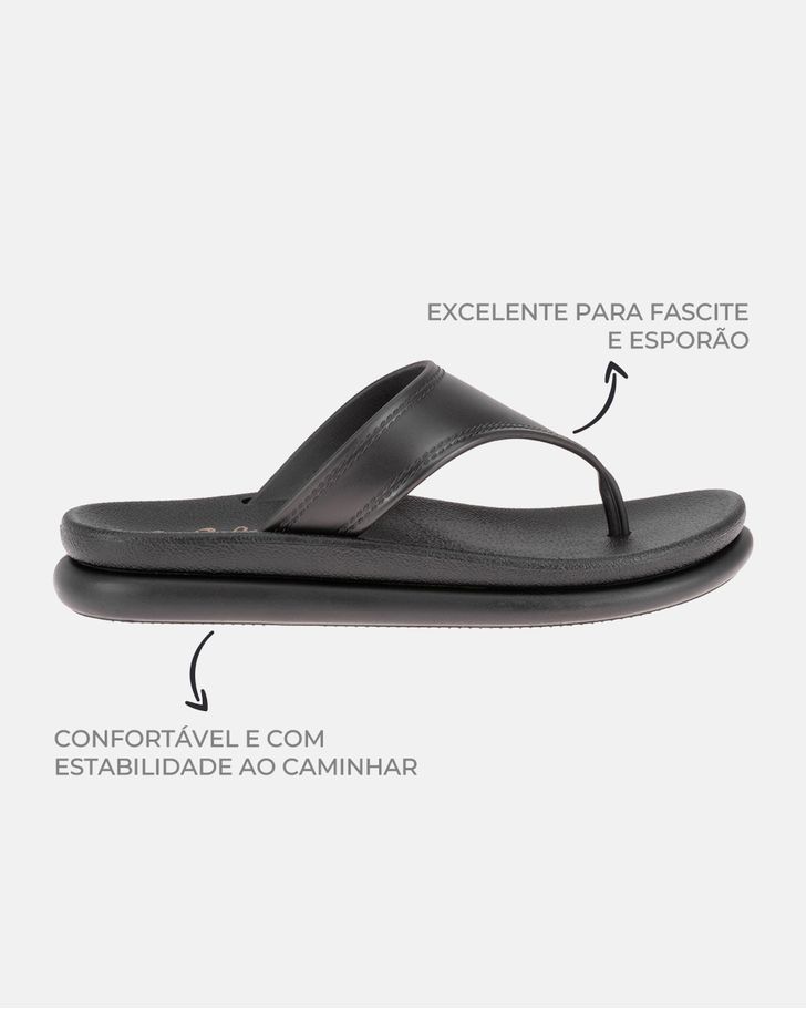 Chinelo Protea - Preto
