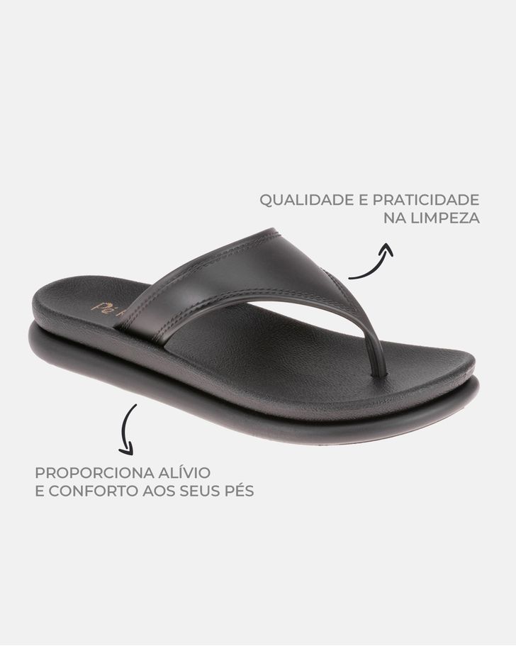 Chinelo Protea - Preto