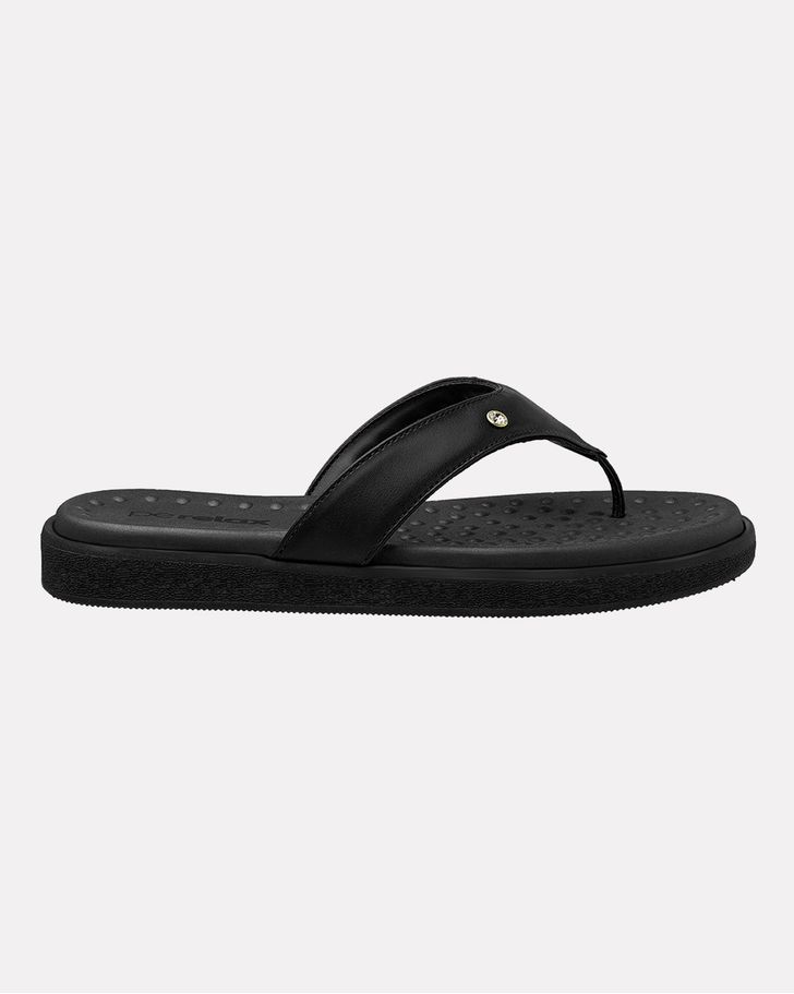 Chinelo Flat Íris - Preto