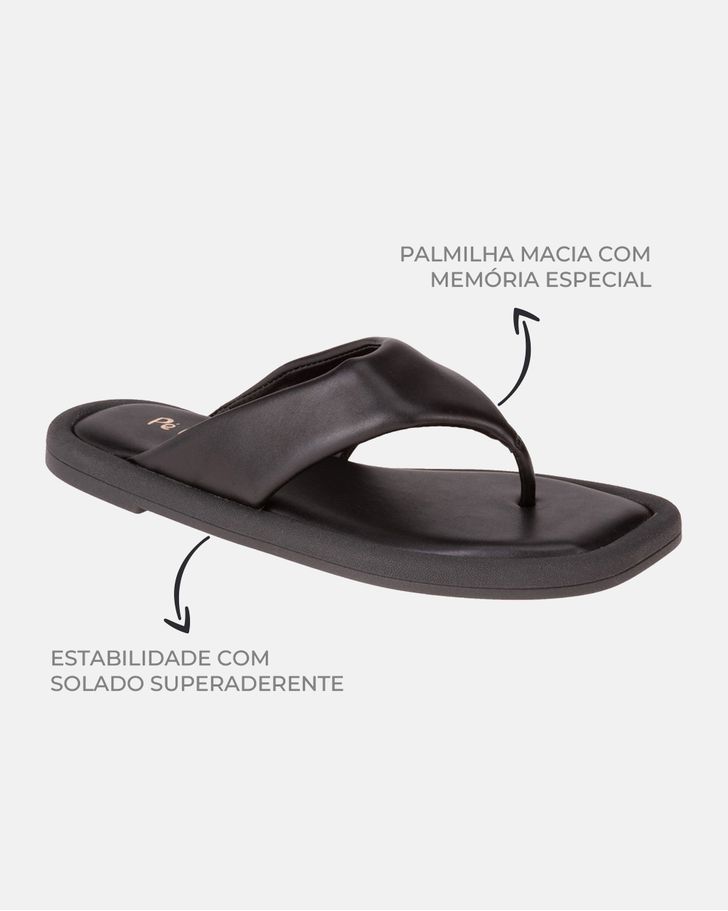 Chinelo Estrelícia - Preto