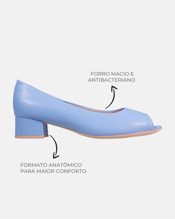 Peep Toe Margarida - Hortência