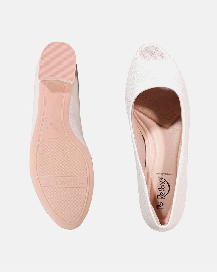 Peep Toe Margarida - Off White