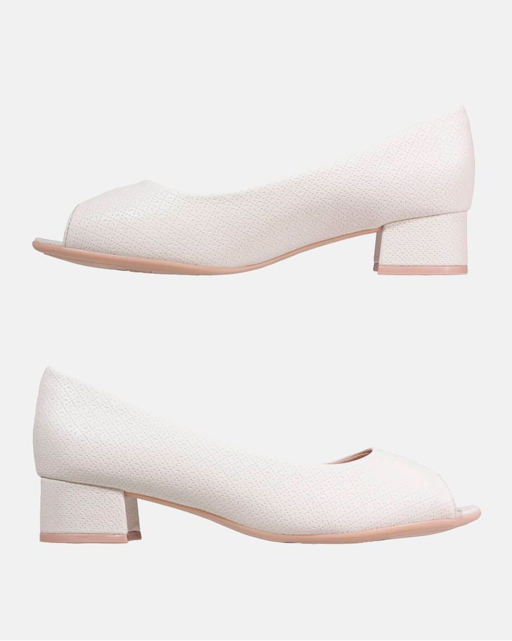 Peep Toe Margarida - Off White