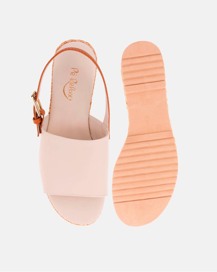 Sandalia Anabela Acácia - Off White