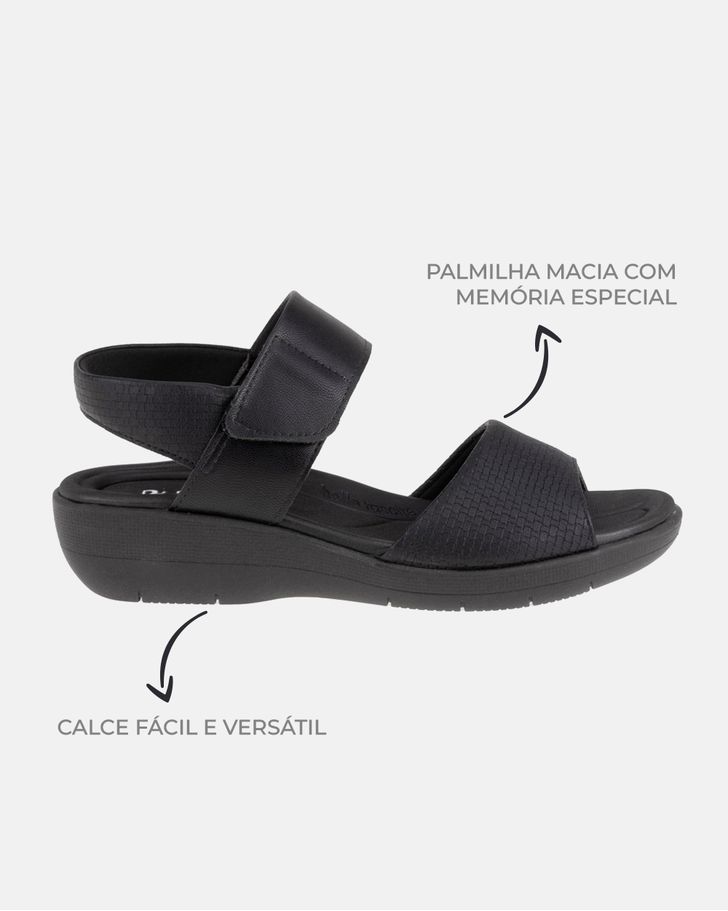 Sandália Helicônia - Preta