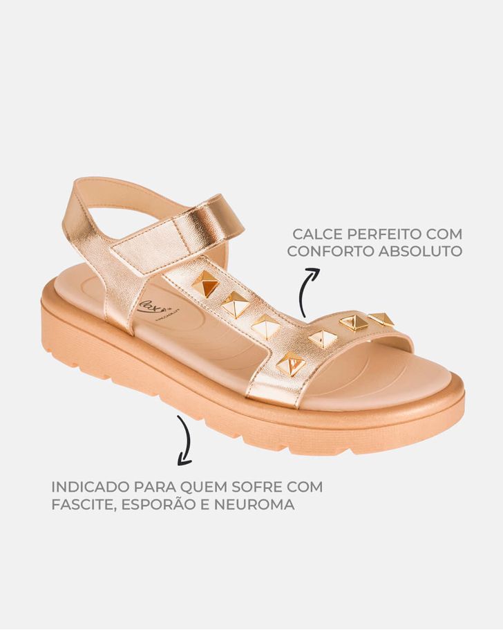 Sandália Sakura - Ouro