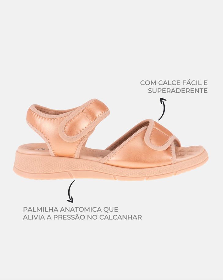 Sandália Kalanchoê - Rosê Gold