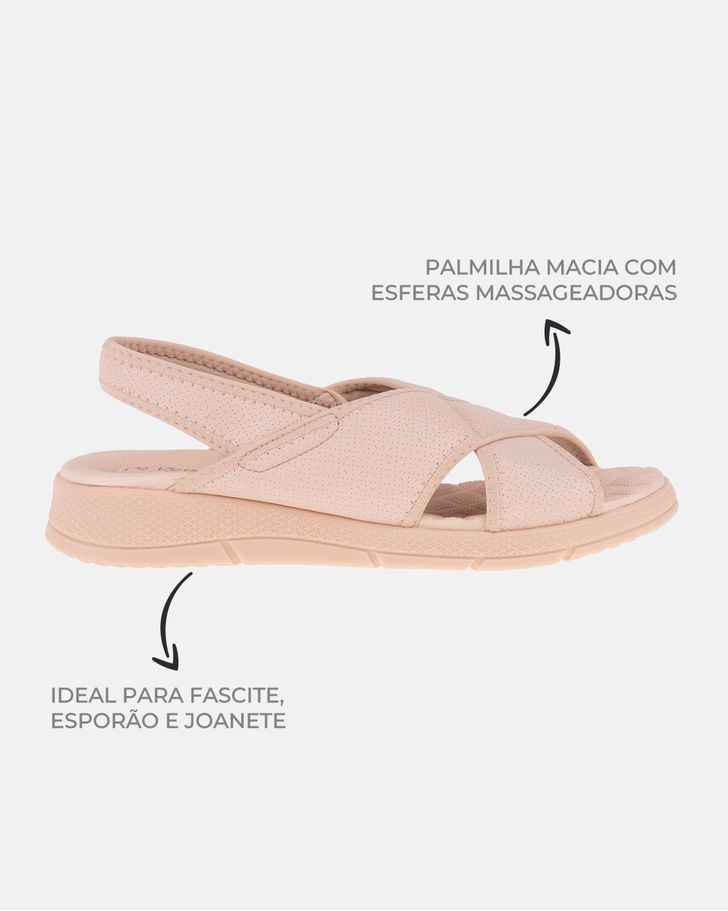 Sandália Esporão Kalanchoê - Bege