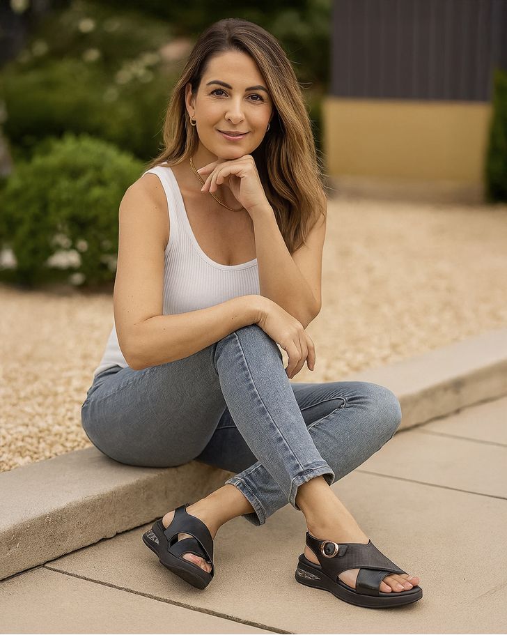 Sandália Camélia - Preta 