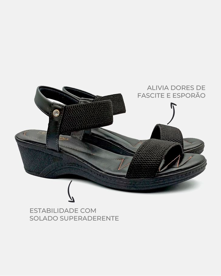 Sandália Verbena - Preto