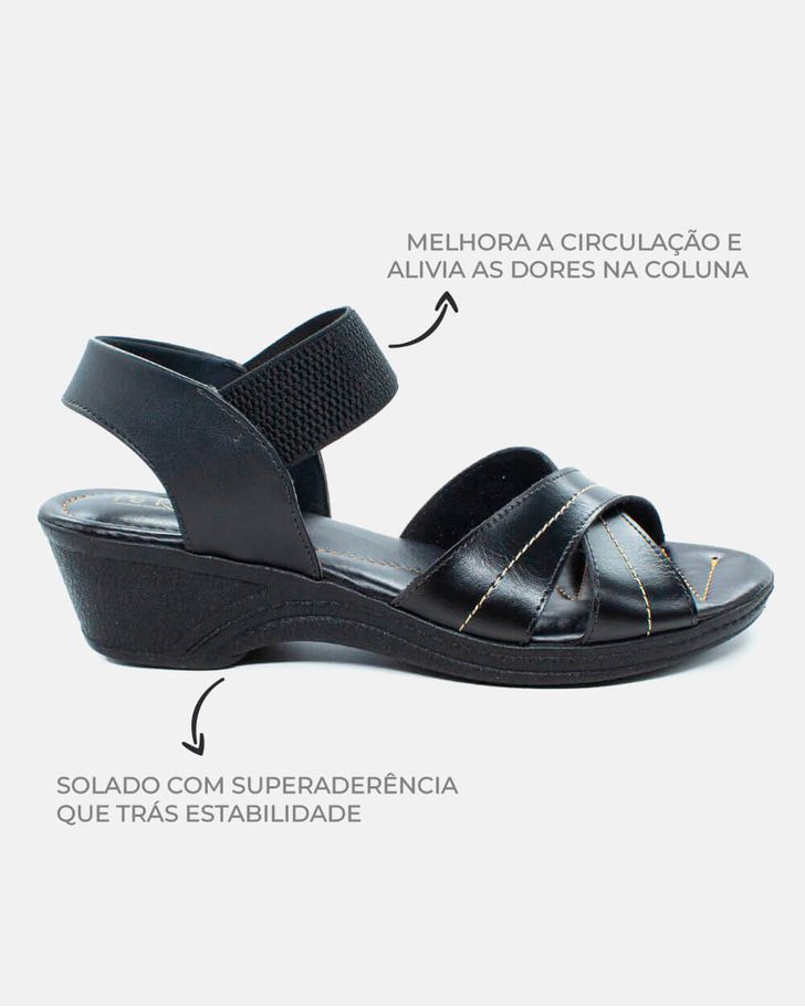 Sandália Verbena - Preta
