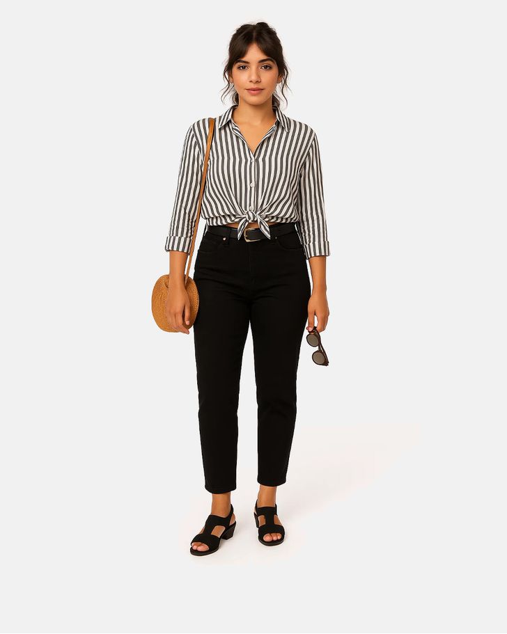 Sandália Verbena - Suede Preta